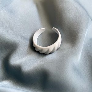 White Chunky Ring